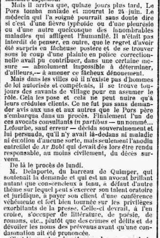 [PNG] Carhaix Taldir suspecte de meurtre B Courrier29 7 juillet 1906.PNG