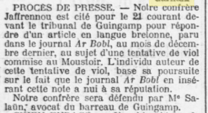 [PNG] Carhaix proces de presse Jaffrennou Eclair 21 fevrier 1907.PNG
